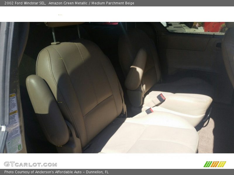Amazon Green Metallic / Medium Parchment Beige 2002 Ford Windstar SEL
