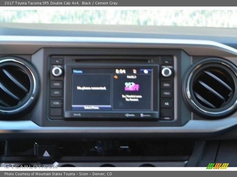 Black / Cement Gray 2017 Toyota Tacoma SR5 Double Cab 4x4