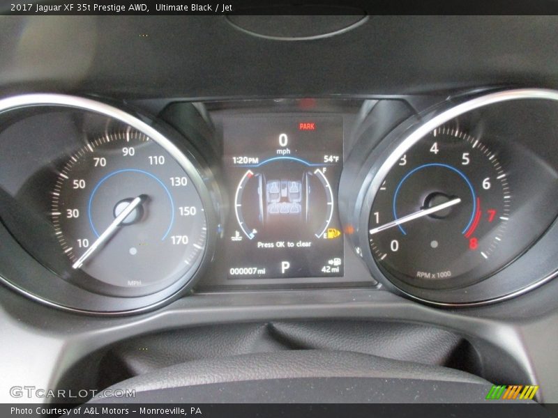 Ultimate Black / Jet 2017 Jaguar XF 35t Prestige AWD
