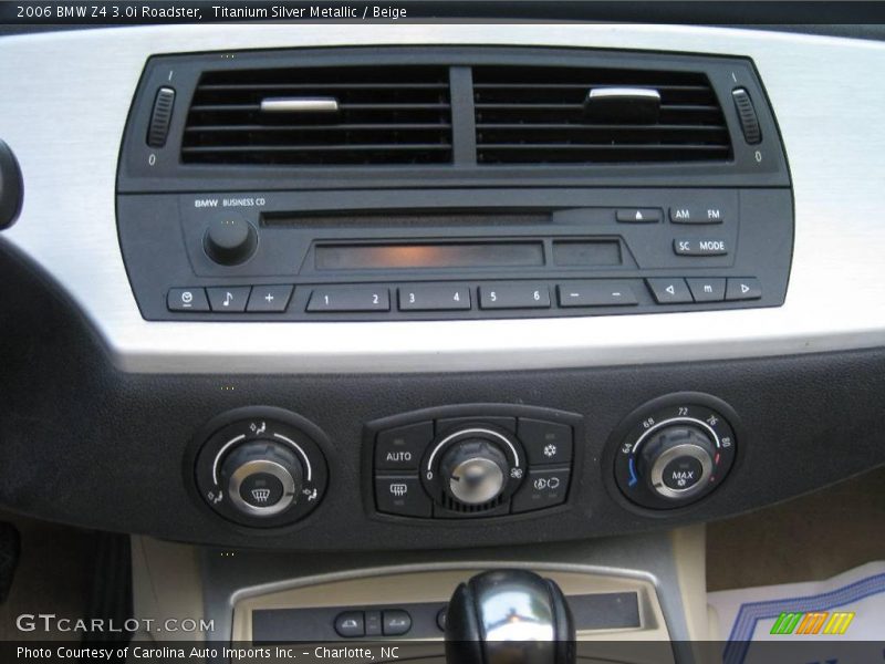 Titanium Silver Metallic / Beige 2006 BMW Z4 3.0i Roadster