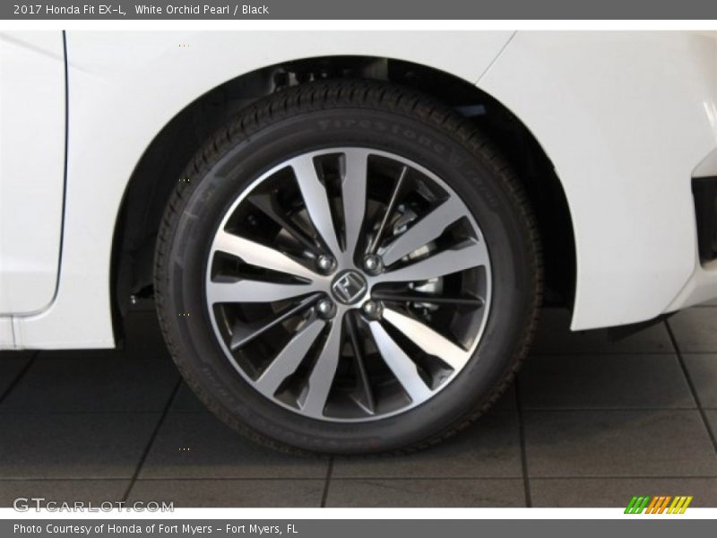 White Orchid Pearl / Black 2017 Honda Fit EX-L