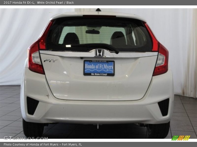 White Orchid Pearl / Black 2017 Honda Fit EX-L