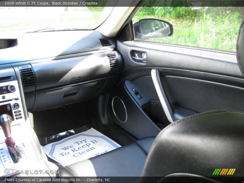 Black Obsidian / Graphite 2006 Infiniti G 35 Coupe