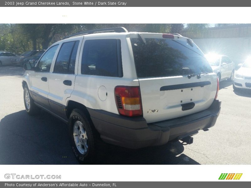 Stone White / Dark Slate Gray 2003 Jeep Grand Cherokee Laredo