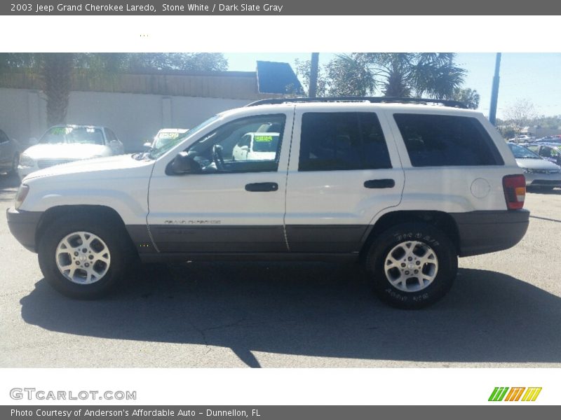 Stone White / Dark Slate Gray 2003 Jeep Grand Cherokee Laredo