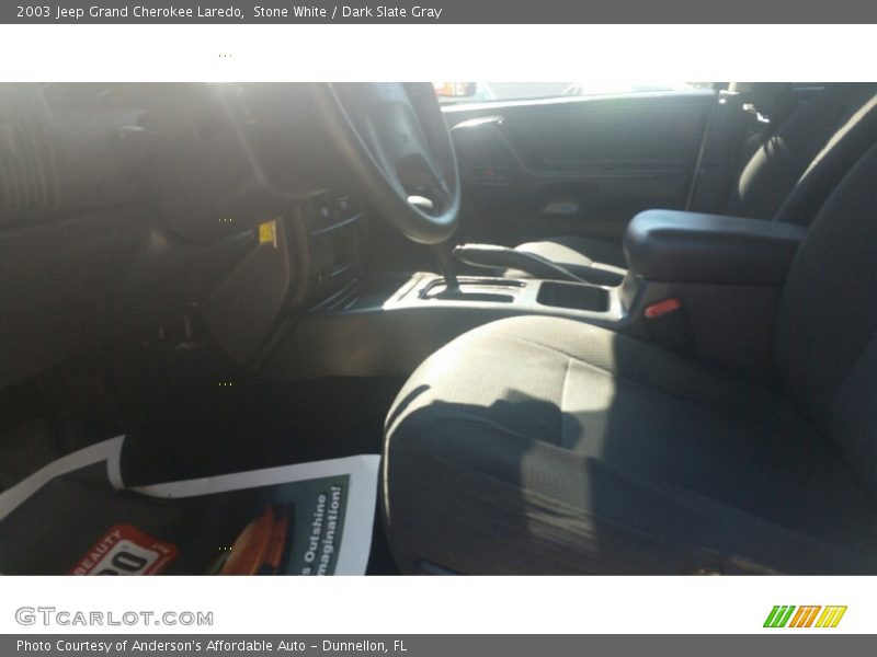 Stone White / Dark Slate Gray 2003 Jeep Grand Cherokee Laredo