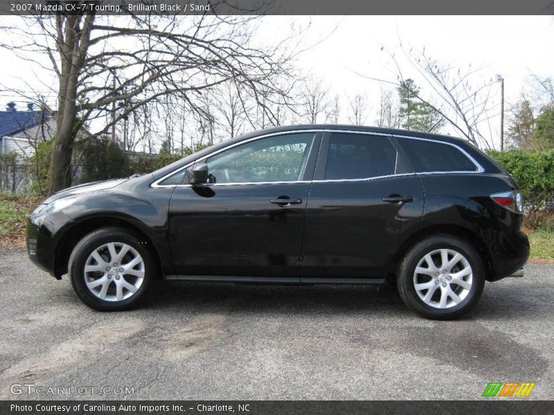 Brilliant Black / Sand 2007 Mazda CX-7 Touring