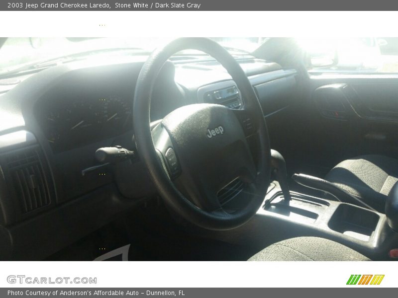 Stone White / Dark Slate Gray 2003 Jeep Grand Cherokee Laredo