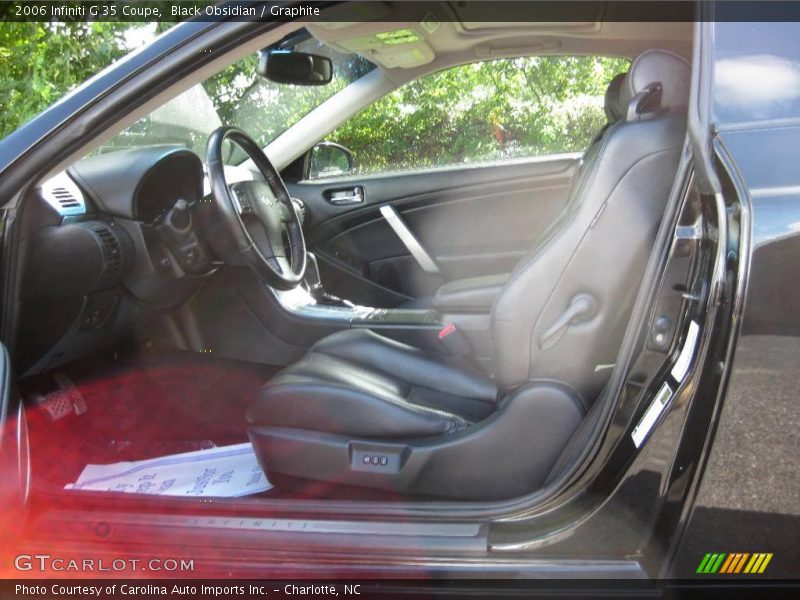 Black Obsidian / Graphite 2006 Infiniti G 35 Coupe