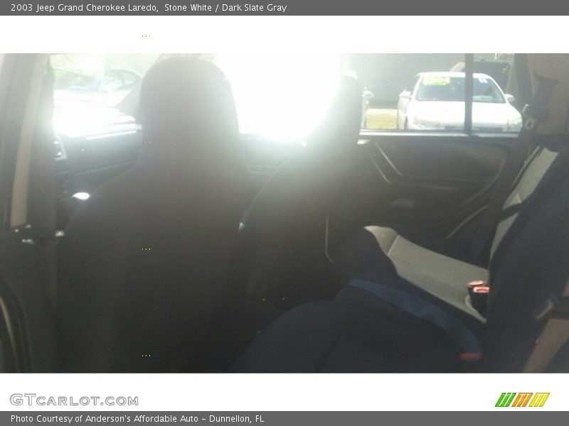 Stone White / Dark Slate Gray 2003 Jeep Grand Cherokee Laredo
