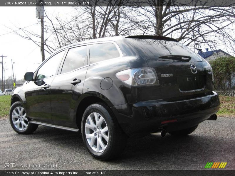 Brilliant Black / Sand 2007 Mazda CX-7 Touring