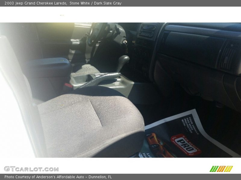 Stone White / Dark Slate Gray 2003 Jeep Grand Cherokee Laredo