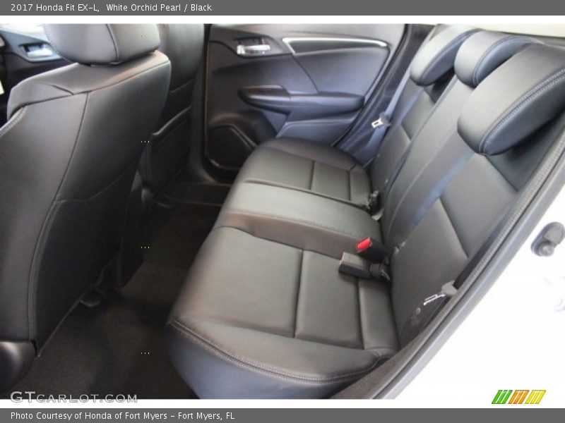 White Orchid Pearl / Black 2017 Honda Fit EX-L