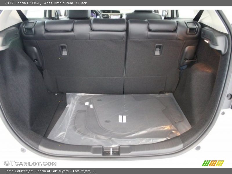 White Orchid Pearl / Black 2017 Honda Fit EX-L