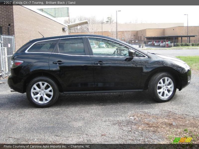 Brilliant Black / Sand 2007 Mazda CX-7 Touring