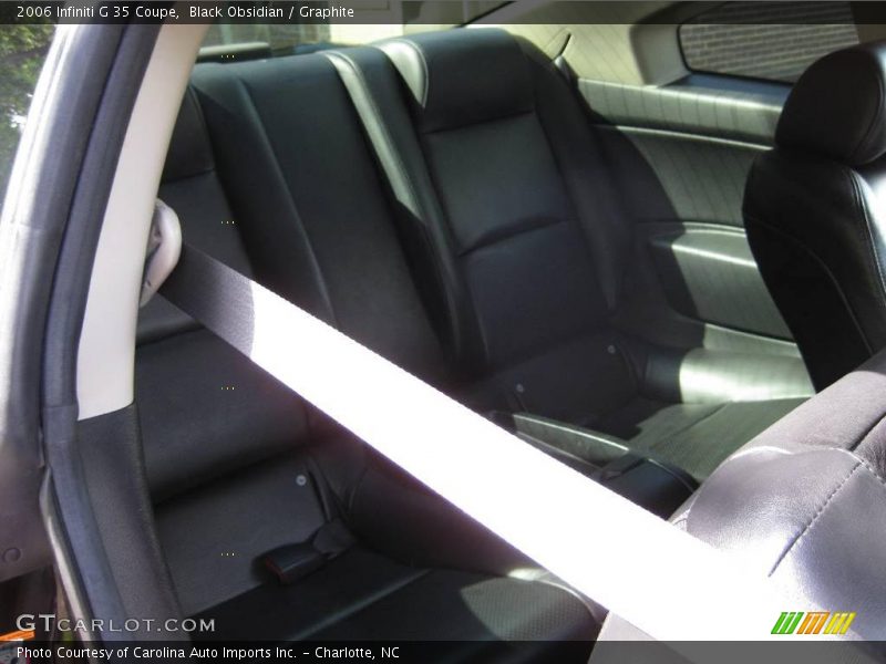 Black Obsidian / Graphite 2006 Infiniti G 35 Coupe
