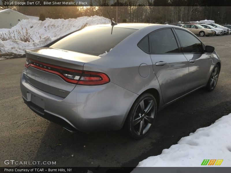 Billet Silver Metallic / Black 2016 Dodge Dart GT