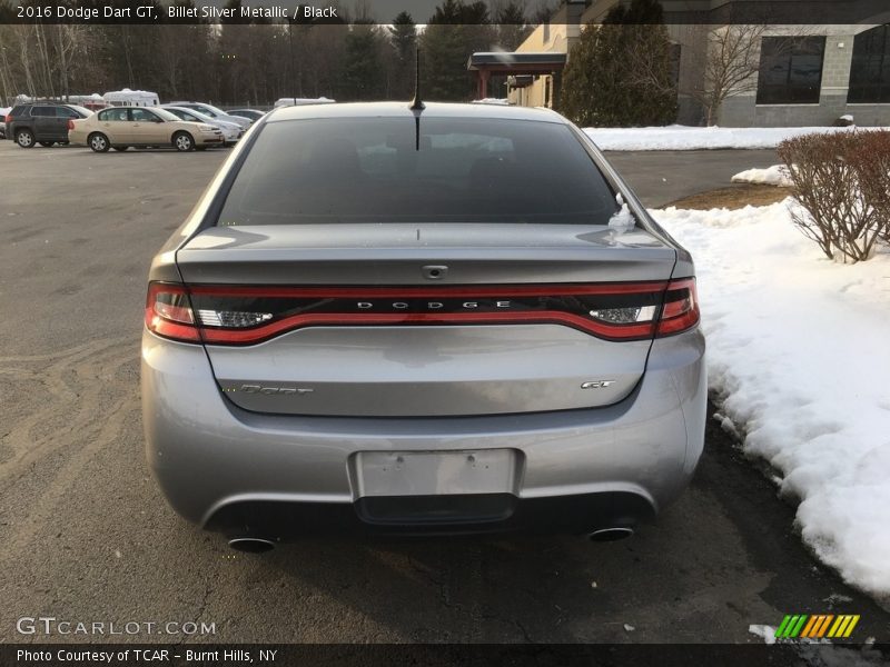Billet Silver Metallic / Black 2016 Dodge Dart GT