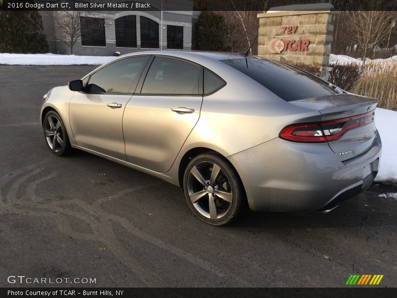 Billet Silver Metallic / Black 2016 Dodge Dart GT