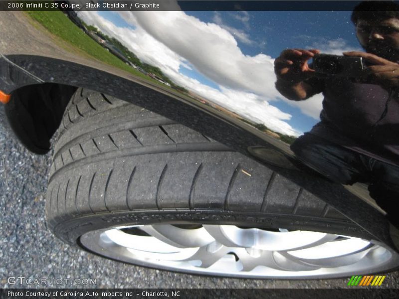 Black Obsidian / Graphite 2006 Infiniti G 35 Coupe