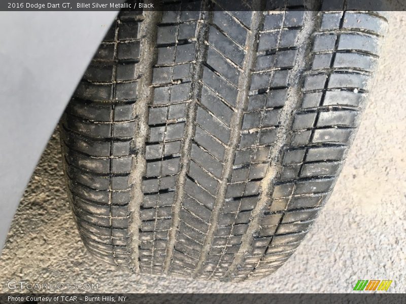 Billet Silver Metallic / Black 2016 Dodge Dart GT