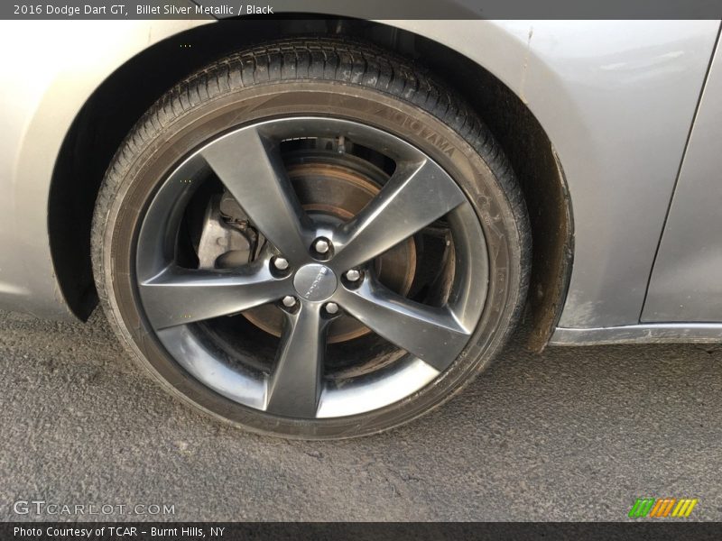 Billet Silver Metallic / Black 2016 Dodge Dart GT