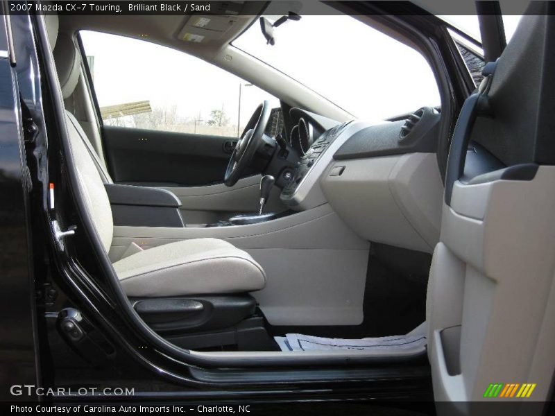 Brilliant Black / Sand 2007 Mazda CX-7 Touring