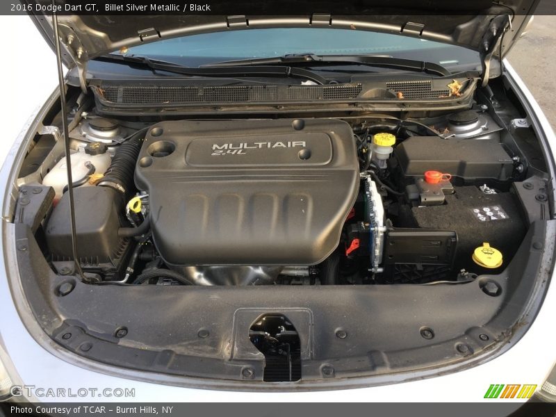 Billet Silver Metallic / Black 2016 Dodge Dart GT