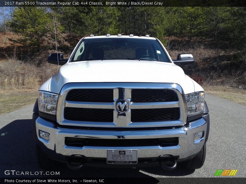 Bright White / Black/Diesel Gray 2017 Ram 5500 Tradesman Regular Cab 4x4 Chassis