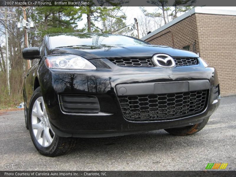 Brilliant Black / Sand 2007 Mazda CX-7 Touring