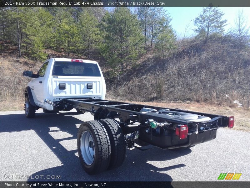 Bright White / Black/Diesel Gray 2017 Ram 5500 Tradesman Regular Cab 4x4 Chassis