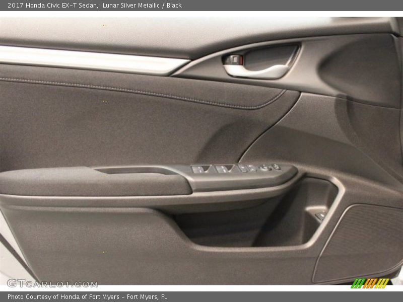 Lunar Silver Metallic / Black 2017 Honda Civic EX-T Sedan
