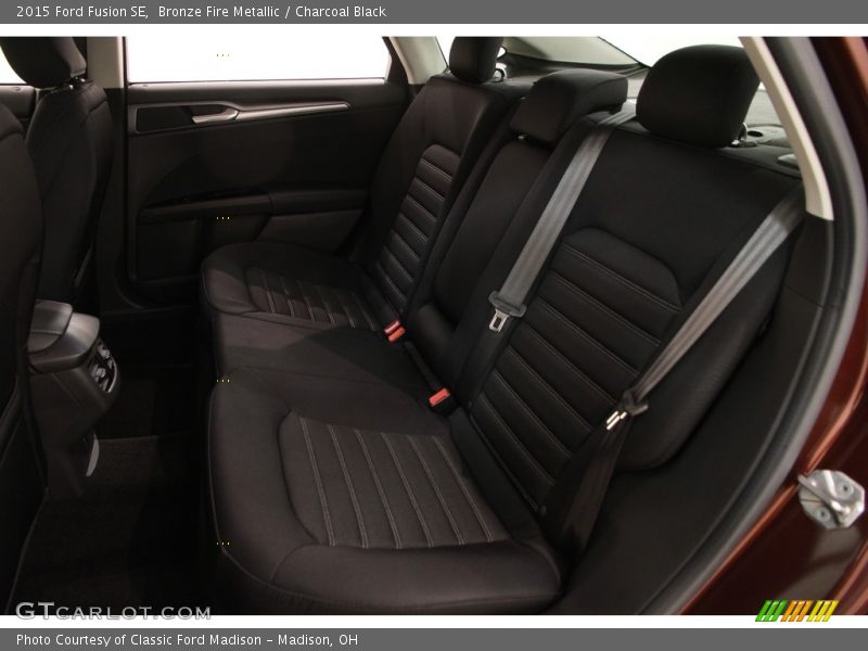 Bronze Fire Metallic / Charcoal Black 2015 Ford Fusion SE