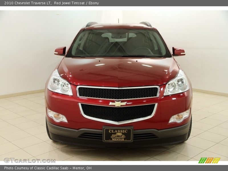 Red Jewel Tintcoat / Ebony 2010 Chevrolet Traverse LT