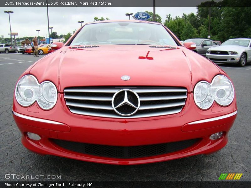 Mars Red / Stone 2005 Mercedes-Benz SL 500 Roadster