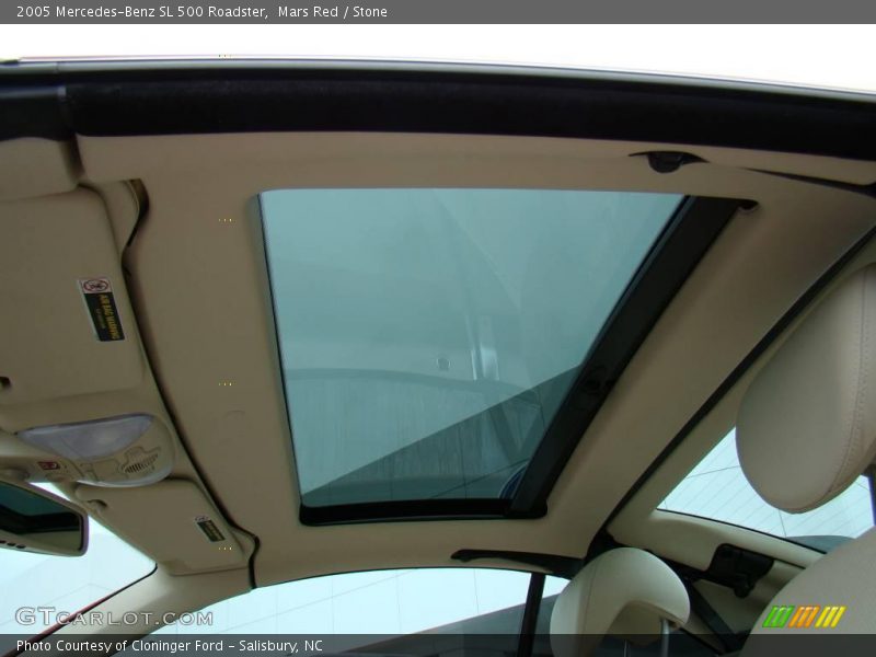 Mars Red / Stone 2005 Mercedes-Benz SL 500 Roadster