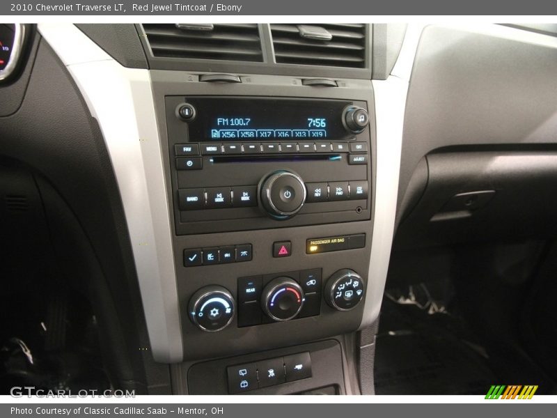 Controls of 2010 Traverse LT