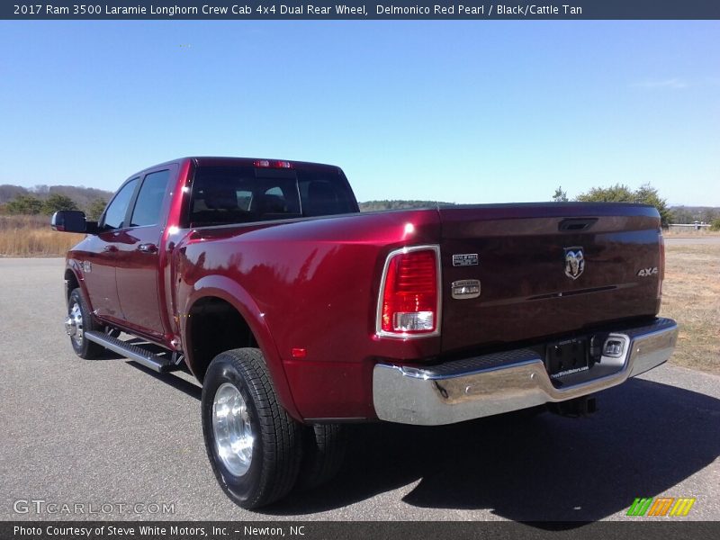 Delmonico Red Pearl / Black/Cattle Tan 2017 Ram 3500 Laramie Longhorn Crew Cab 4x4 Dual Rear Wheel