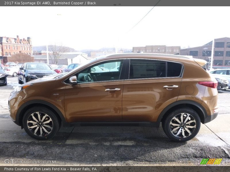 Burnished Copper / Black 2017 Kia Sportage EX AWD