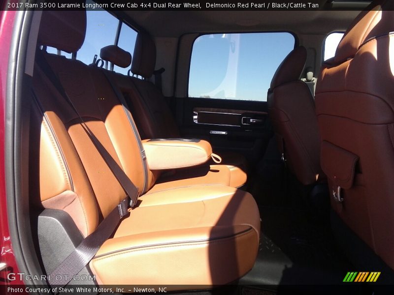 Delmonico Red Pearl / Black/Cattle Tan 2017 Ram 3500 Laramie Longhorn Crew Cab 4x4 Dual Rear Wheel