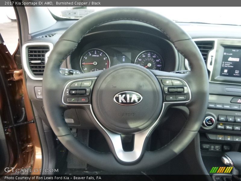 Burnished Copper / Black 2017 Kia Sportage EX AWD