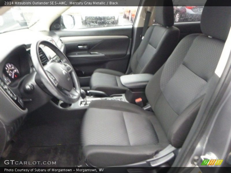 Mercury Gray Metallic / Black 2014 Mitsubishi Outlander SE S-AWC