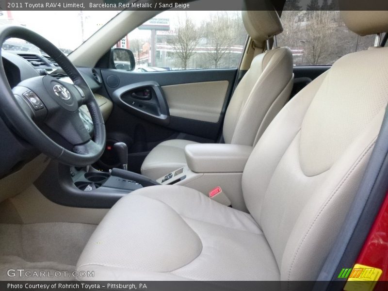 Barcelona Red Metallic / Sand Beige 2011 Toyota RAV4 Limited