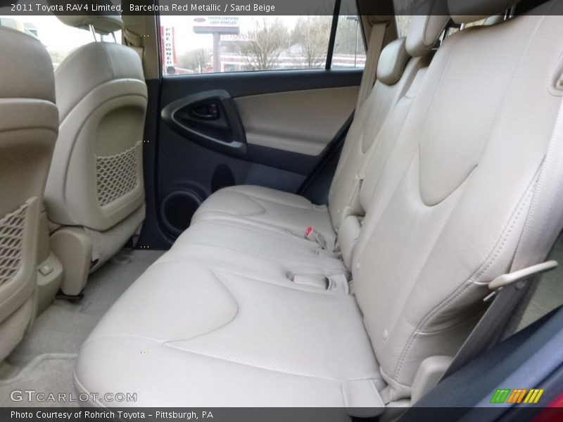Barcelona Red Metallic / Sand Beige 2011 Toyota RAV4 Limited