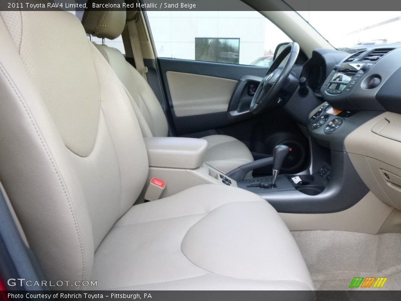 Barcelona Red Metallic / Sand Beige 2011 Toyota RAV4 Limited