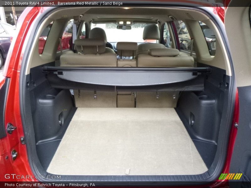 Barcelona Red Metallic / Sand Beige 2011 Toyota RAV4 Limited