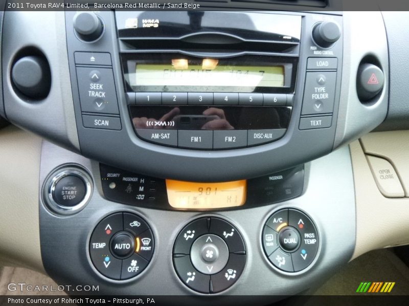 Barcelona Red Metallic / Sand Beige 2011 Toyota RAV4 Limited