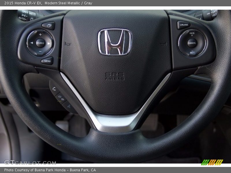 Modern Steel Metallic / Gray 2015 Honda CR-V EX