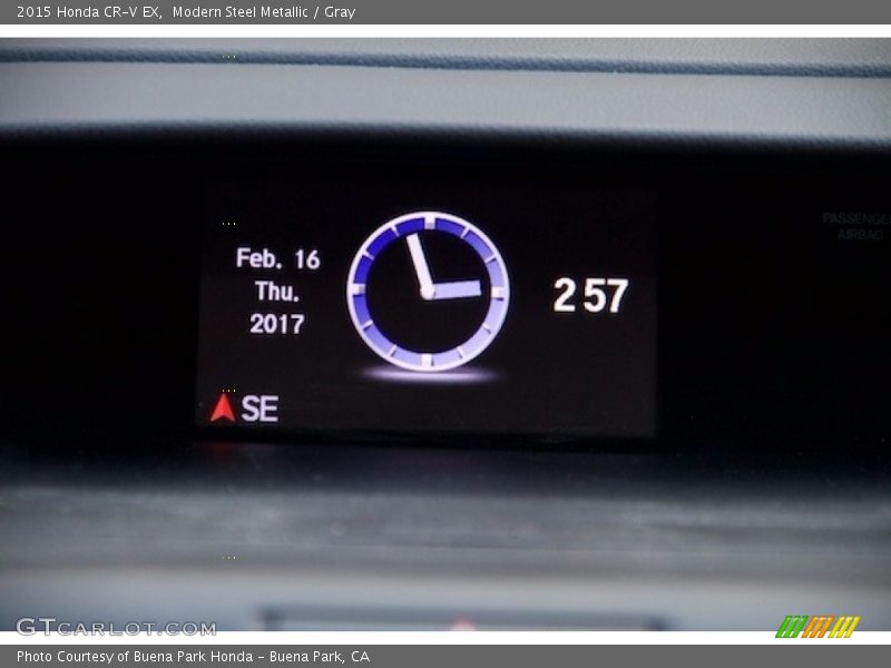 Modern Steel Metallic / Gray 2015 Honda CR-V EX