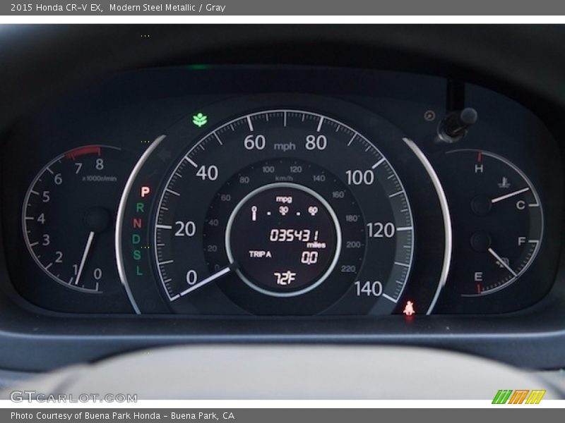Modern Steel Metallic / Gray 2015 Honda CR-V EX